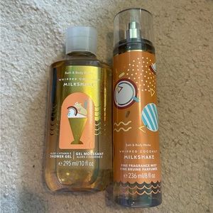 NEW Bath and Body Works Whipped Coconut Milkshake Body Care Set